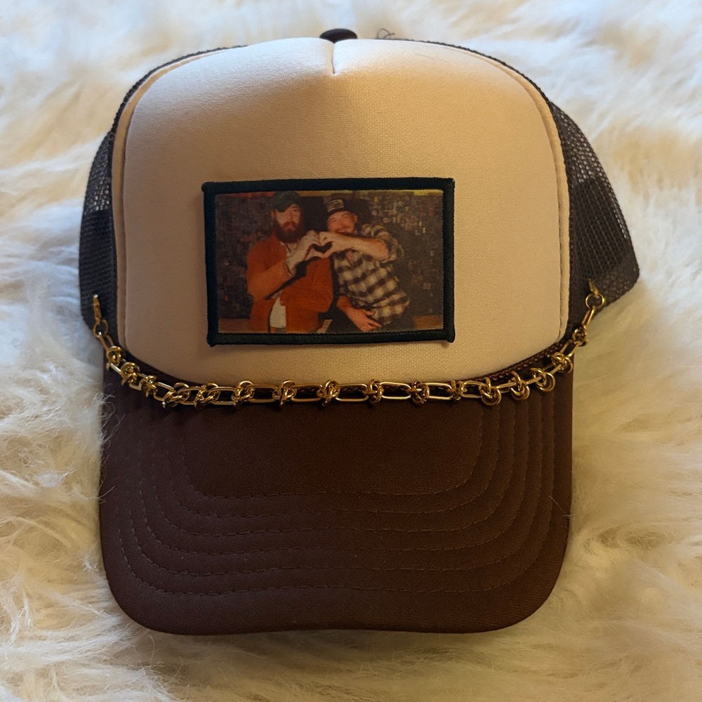 Trucker Hat with Post Malone patch 🫶